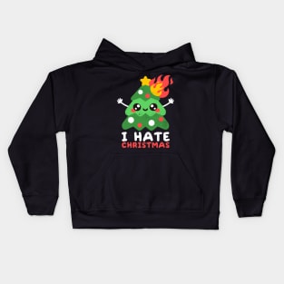 I hate christmas Kids Hoodie